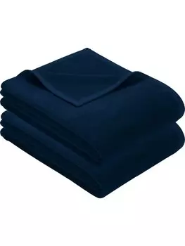 Одеяло Erwin Mller Wohn 2er Pack Triest, синий