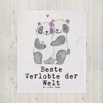 Одеяло Mr. & Mrs. Panda, белый