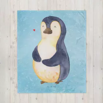 Одеяло Mr. & Mrs. Panda, синий