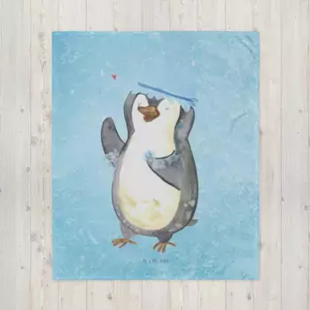 Одеяло Mr. & Mrs. Panda, синий