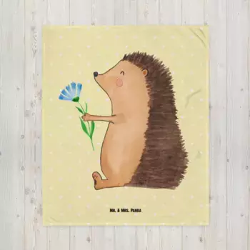 Одеяло Mr. & Mrs. Panda, желтый