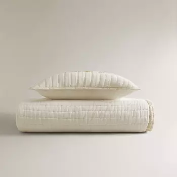 Одеяло Zara Home Patchwork, кремовый
