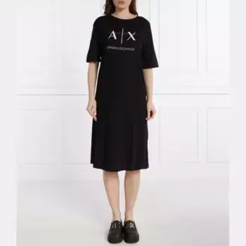 Одетое платье Armani Exchange, черный