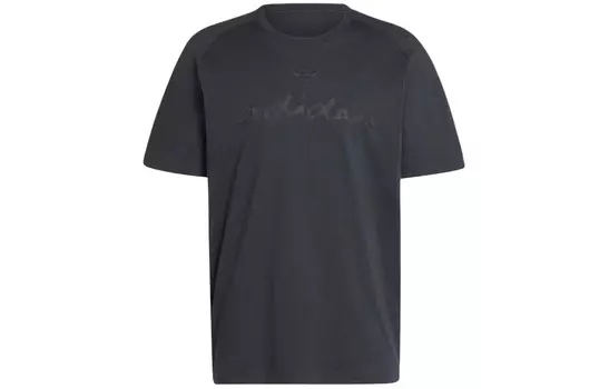 Одежда Футболка мужская черная Adidas Originals, черный