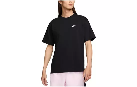 Одежда Футболка мужская черная Nike, черный