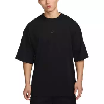 Одежда Футболка мужская черная Nike, черный