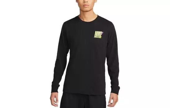 Одежда Футболка мужская черная Nike, черный