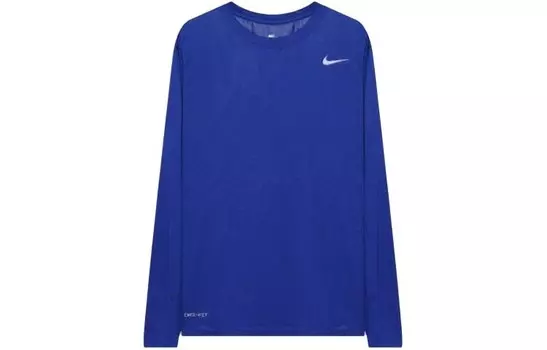 Одежда Футболка мужская синяя Nike, синий