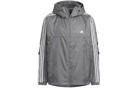 Одежда Куртка Мужская Серая Adidas, серый