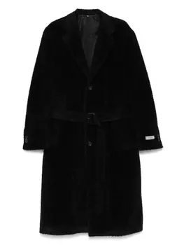 Однобортное пальто Canali, черный