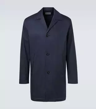 Однобортное пальто-каркоат Canali