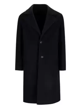 Однобортное пальто Lardini, черный