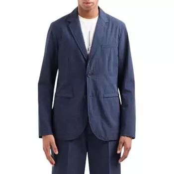 Однобортный блейзер ARMANI EXCHANGE, синий