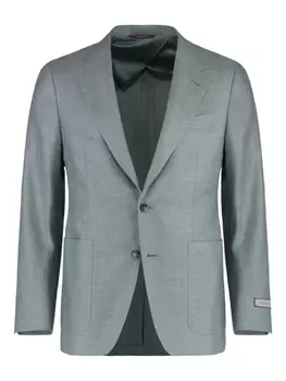 Однобортный блейзер Canali, синий