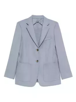 Однобортный блейзер MAX MARA, синий