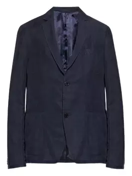 Однобортный блейзер Officine Generale, синий