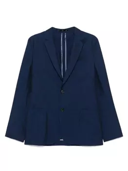 Однобортный блейзер Paul Smith, синий