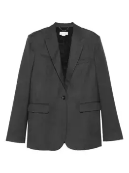 Однобортный блейзер STELLA MCCARTNEY, серый