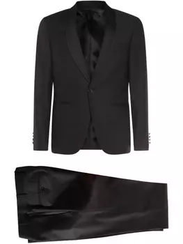 Однобортный костюм Canali, черный