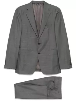 Однобортный костюм Canali, серый