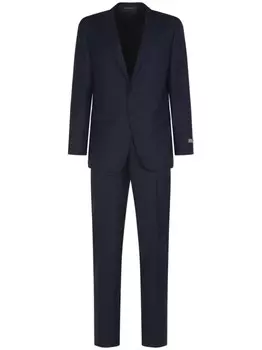 Однобортный костюм Canali, синий