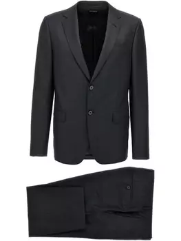Однобортный костюм Zegna, серый