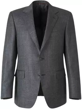 Однобортный пиджак Canali, серый