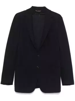 Однобортный пиджак Canali, синий