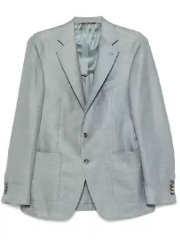 Однобортный пиджак Canali, синий