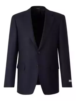 Однобортный пиджак Canali, синий