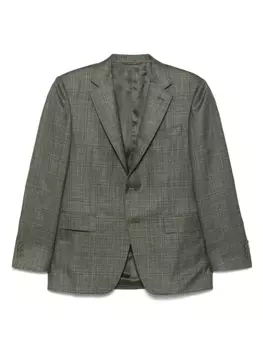 Однобортный пиджак Canali, зеленый