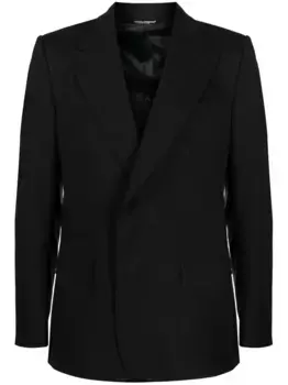 Однобортный пиджак DOLCE & GABBANA, черный