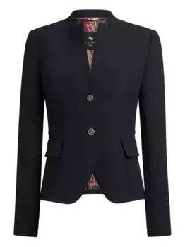 Однобортный пиджак ETRO, черный
