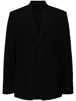 Однобортный пиджак Givenchy, черный