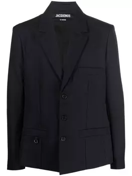 Однобортный пиджак Jacquemus, синий