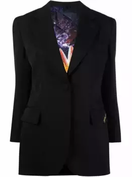 Однобортный пиджак Lanvin, черный