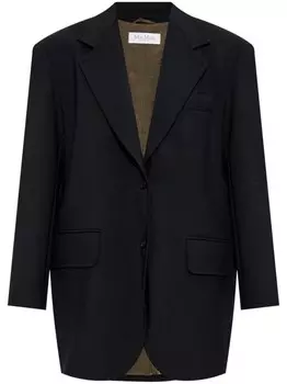 Однобортный пиджак Max Mara, черный