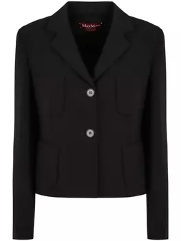 Однобортный пиджак Max Mara, черный