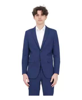 Однобортный пиджак Selected Homme, синий