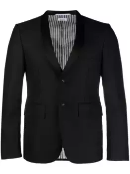 Однобортный пиджак THOM BROWNE, черный