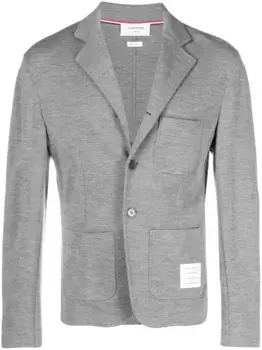 Однобортный пиджак THOM BROWNE, серый