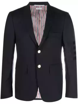 Однобортный пиджак THOM BROWNE, синий