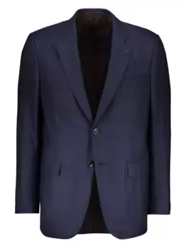 Однобортный пиджак Zegna, синий