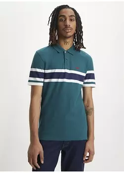 Однотонная разноцветная мужская футболка-поло Levis