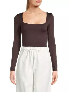 Однотонное боди Stacy Rd Style, цвет Dark Brown