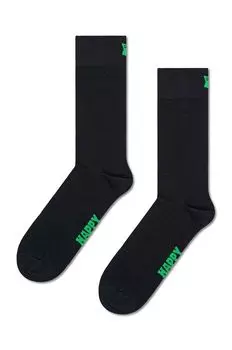 Однотонные носки Happy Socks, черный