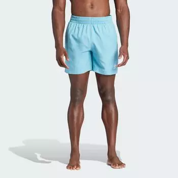 Однотонные шорты для плавания Adicolor Essentials Adidas, цвет Preloved Blue/White