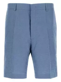Однотонные шорты FENDI, синий
