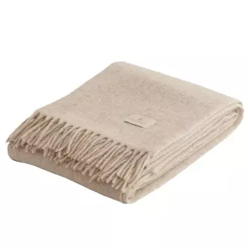 Однотонный плед из смесовой шерсти - Paganini Biancoperla, корда