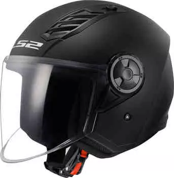 OF616 Шлем Airflow II Solid Jet LS2, черный мэтт